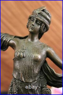 Stunning art deco style bronze statue of a Turkish dancer Hand Made Figure gift