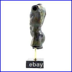 Torso Naked Male Body Statue Sculpture Museum Genuine Bronze Metal Art