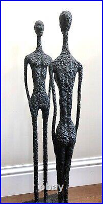 Us again by STEVE BOSS SOLID BRONZE SCULPTURE MADE UK FOUNDRY after giacometti
