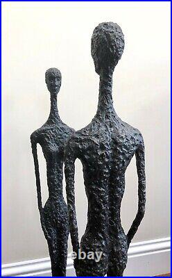 Us again by STEVE BOSS SOLID BRONZE SCULPTURE MADE UK FOUNDRY after giacometti