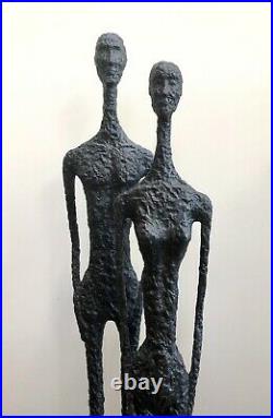Us by STEVE BOSS SOLID BRONZE ART SCULPTURE MADE UK FOUNDRY after giacometti