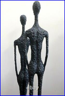 Us by STEVE BOSS SOLID BRONZE ART SCULPTURE MADE UK FOUNDRY after giacometti