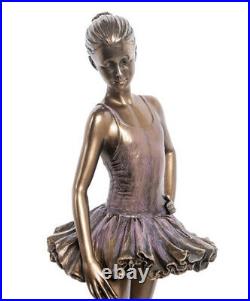 Veronese Resin Ballerina Girl Dress Figurine Bronze Statue 9 MADE IN ITALY