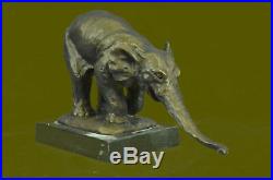 Vienna Bronze Statue Marble Elephant Figurine Bugatti Made By Lost Wax Figure