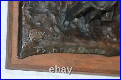 Vintage Bronze by Joy Henson, The Frontier Doctor #70 of only 250, Made in 1975