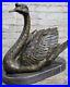 Vintage_Solid_Bronze_Swan_Bookend_Art_Deco_Made_In_Spain_Statue_Figurine_Figure_01_fosg