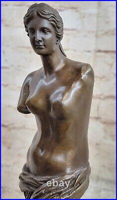 Vintage hand made bronze Nude woman figurine Venus de Milo figurine