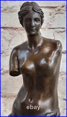 Vintage hand made bronze Nude woman figurine Venus de Milo figurine