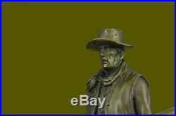 Western American Americana Old School Made by Lost Wax Cowboy Bronze Statue Men