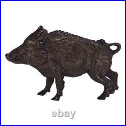 Wild boar in bronze statue sculpture