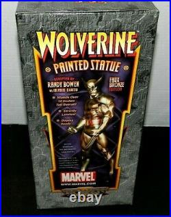 Wolverine Xmen Bowen Statue Faux Bronze Gem Only /300 Made New Sealed Gem Piece